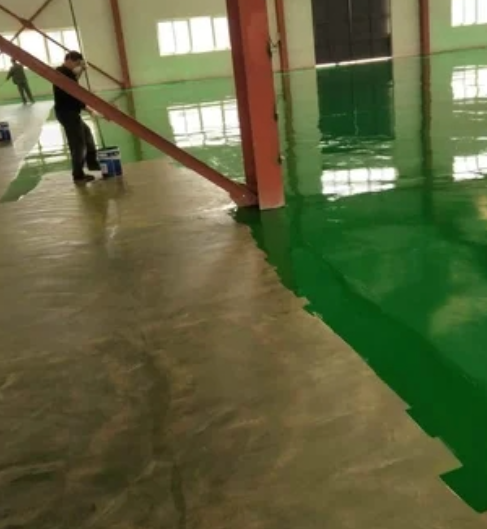 鄂尔多斯维修车间地坪漆